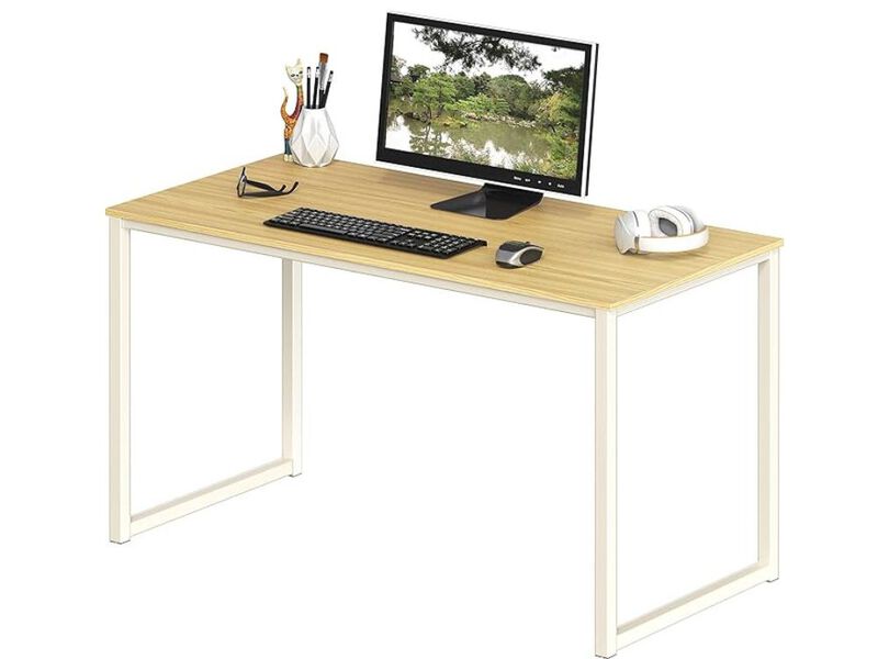 Office Desk &ndash; Mission 40" Oak Home Computer Table for Study, Work & Gaming image number 0