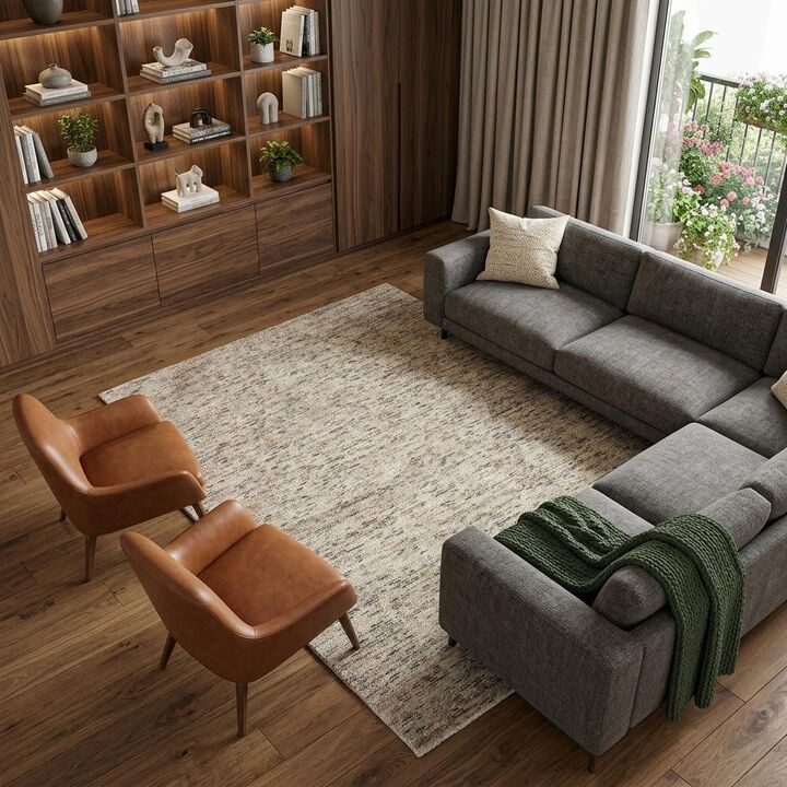 HomeRoots Hand Tufted Runner Rug