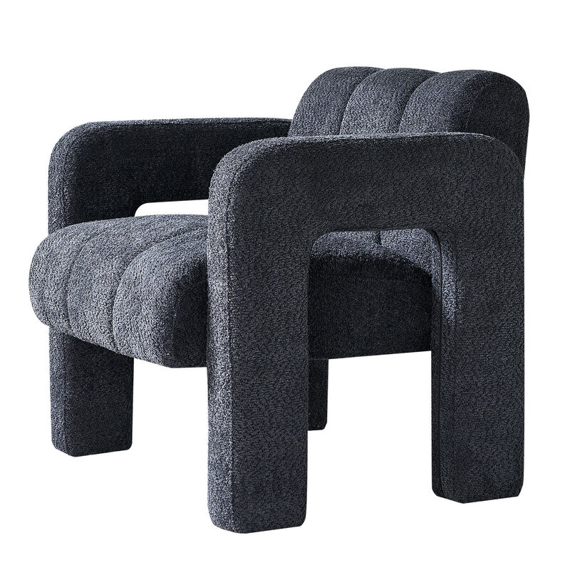 Streamdale 31.10'' Wide Boucle Upholstered Accent Chair image number 6