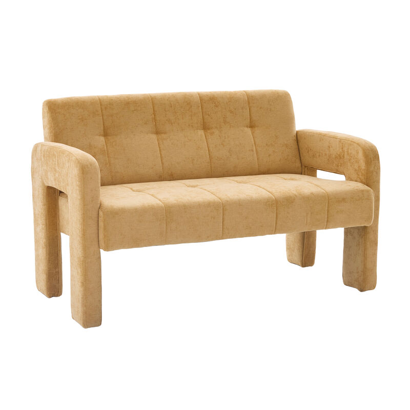 Merax Nordic Modern Chenille 2-Seater Loveseats Ergonomic Spacious Seating with Sturdy Frame image number 0