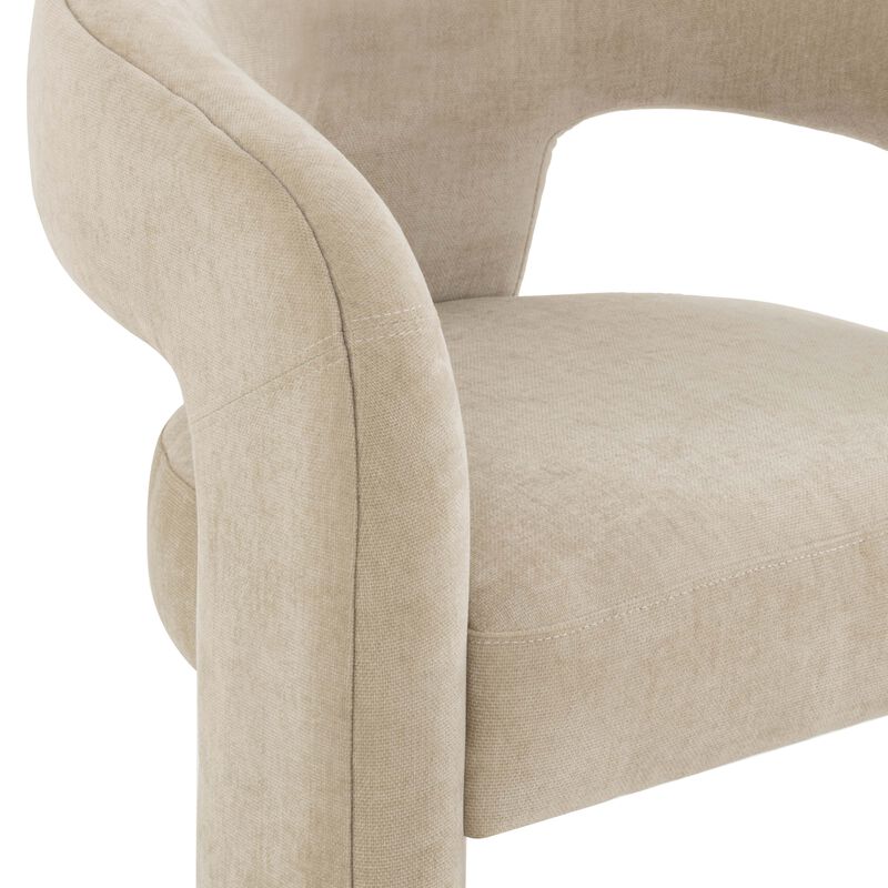 Malone Taupe Performance Chenille Counter Stool image number 5
