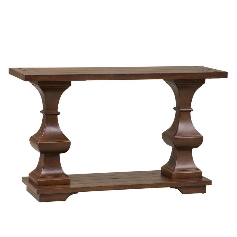 Liberty Furniture Sedona Sofa Table in Kona Brown image number 0