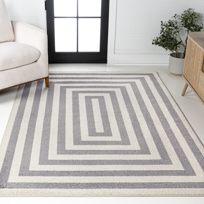 Bandol Modern Classic Mitre Stripe Area Rug