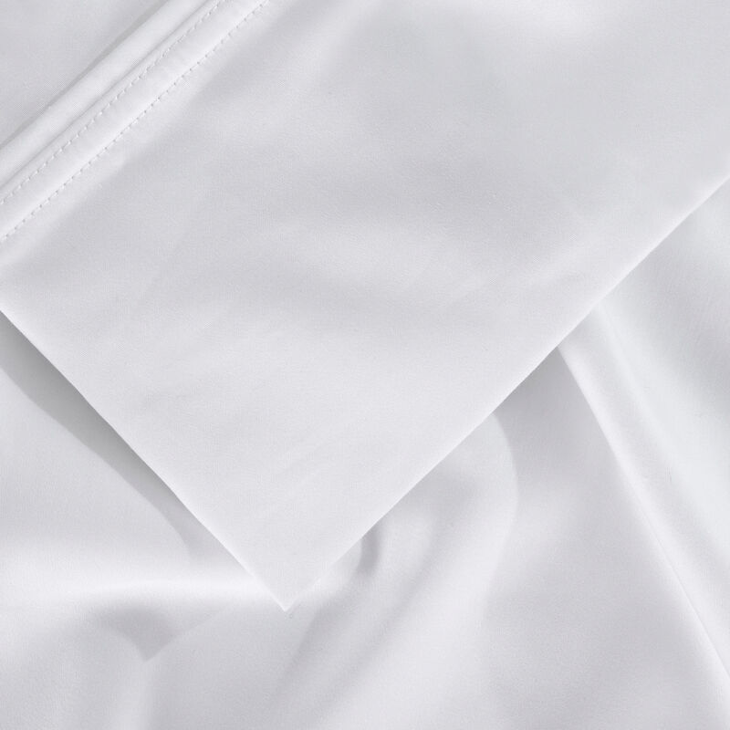 Hyper-Cotton Split King Sheet Set - Bright White