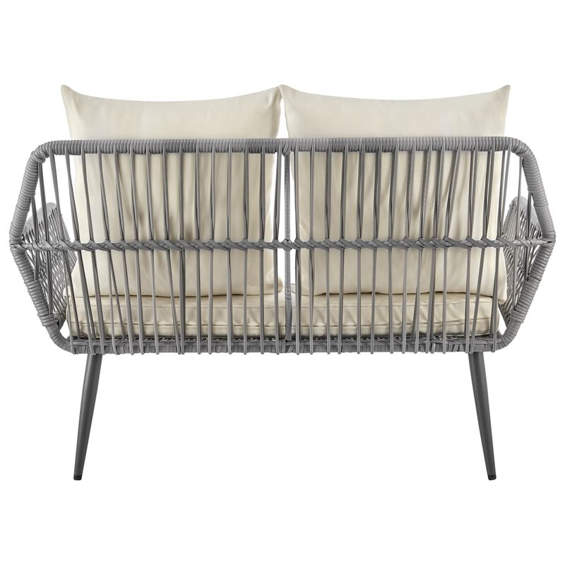 Portofino Cream 4-Piece Patio Set