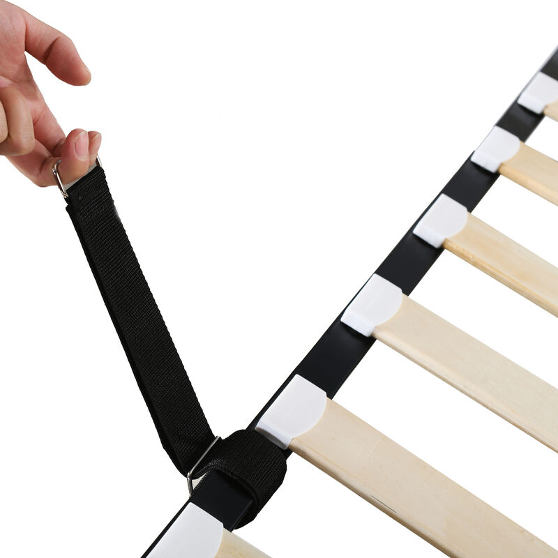 Merax Upholstered Platform Bed with Hydraulic Storage System