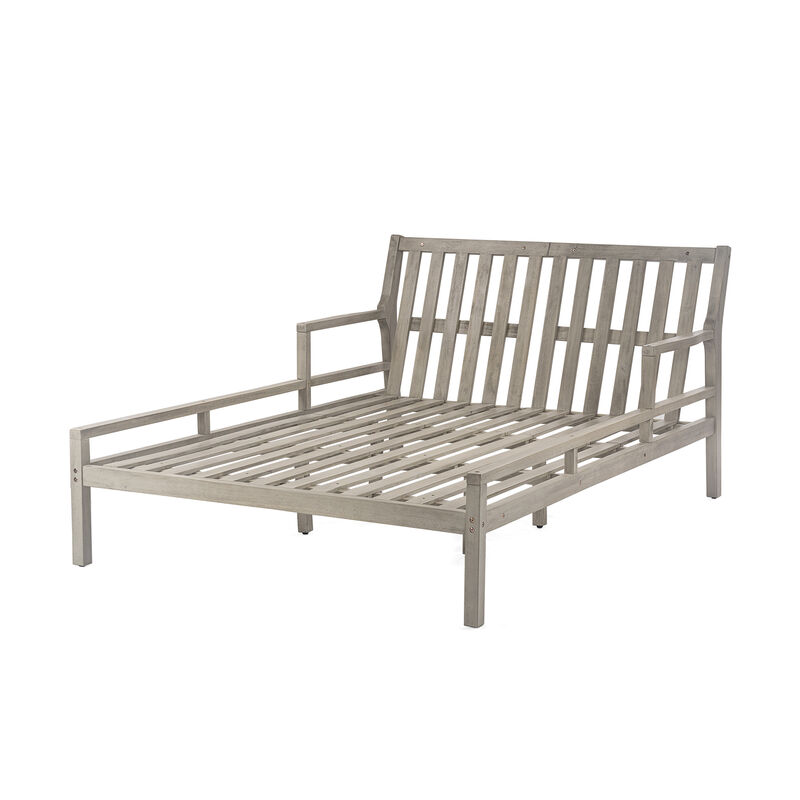 Merax Outdoor Patio Daybed with 4 Pillows