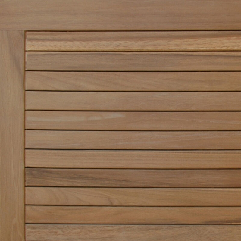HomeRoots Natural Teak 39" Shower Mat image number 4