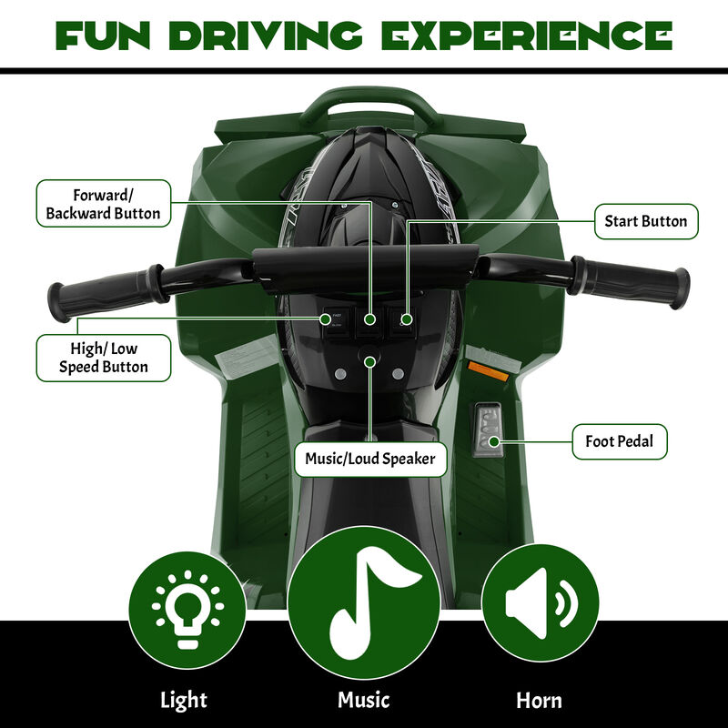 Kids 12V Electric ATV Ride On Car image number 5