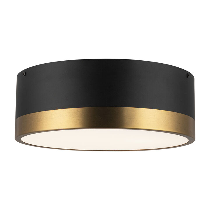 Brisbane 12 in 2 Lights Flush Mount