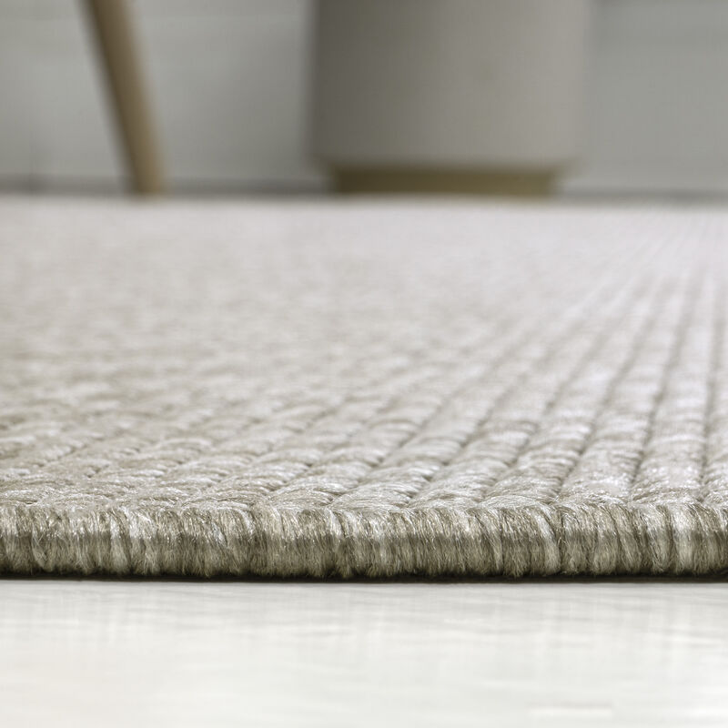 Evan Modern Rustic Organic Curve Area Rug