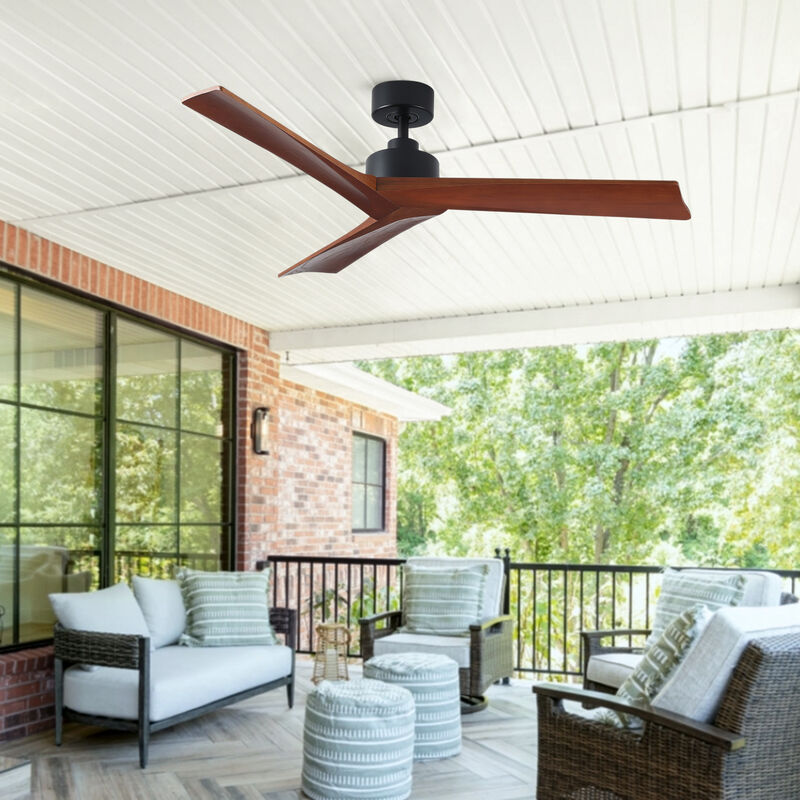 ELEMENT ACE Low Profile Energy Efficient Ceiling Fan Ideal for Medium Sized Rooms with Remote Speed Control and ETL Safety Certification for Home and Office Use image number 4