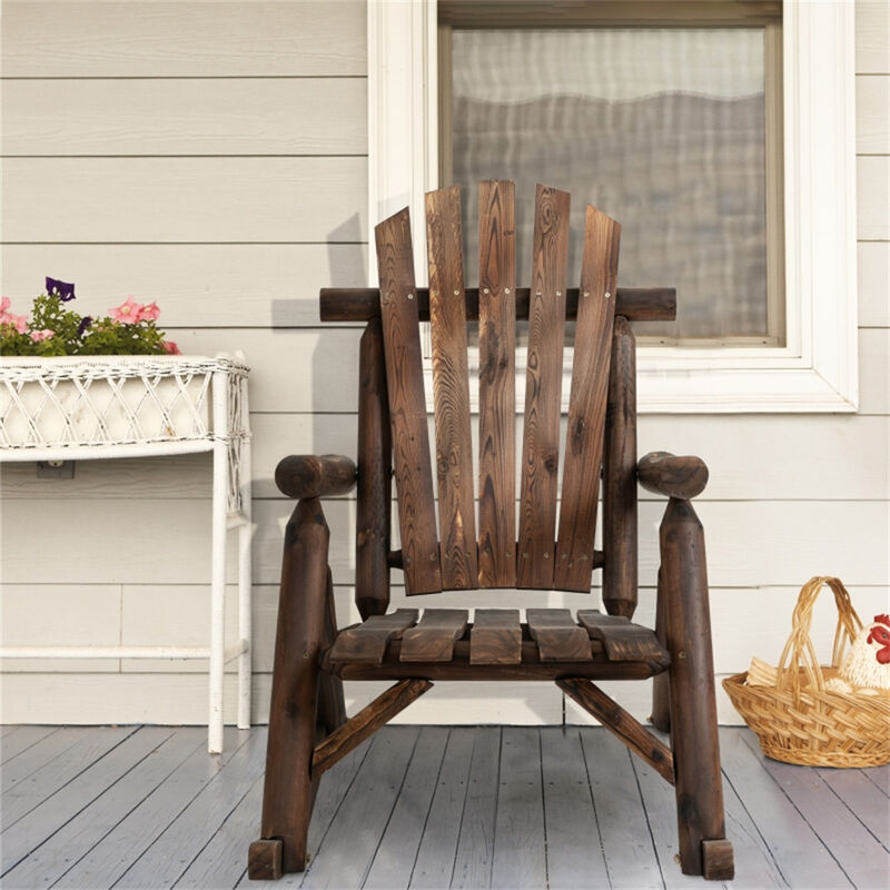 Outdoor Rocking Chair, Comfortable Patio or Porch Rocker for Garden, Deck, or Balcony image number 1
