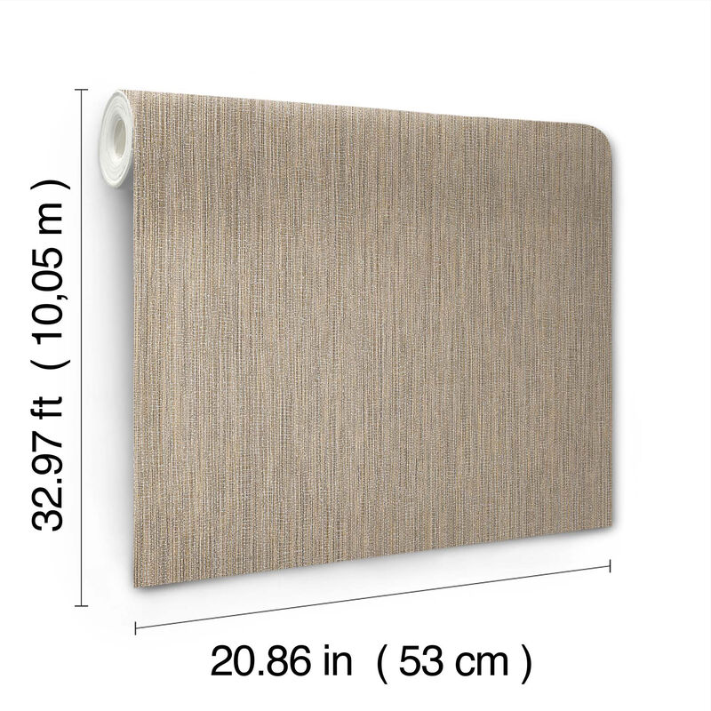 Washed Ramie Oyster Wallpaper (Set of 2) image number 3