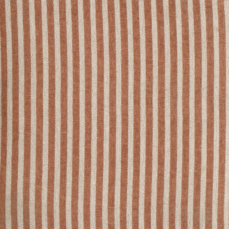 Byron Square Green Stripe Cotton Jute Ottoman image number 6