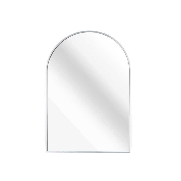 ELEMENT ACE Elegant Arched Wall Mirror with Premium Metal Frame for Modern Bathroom Decor