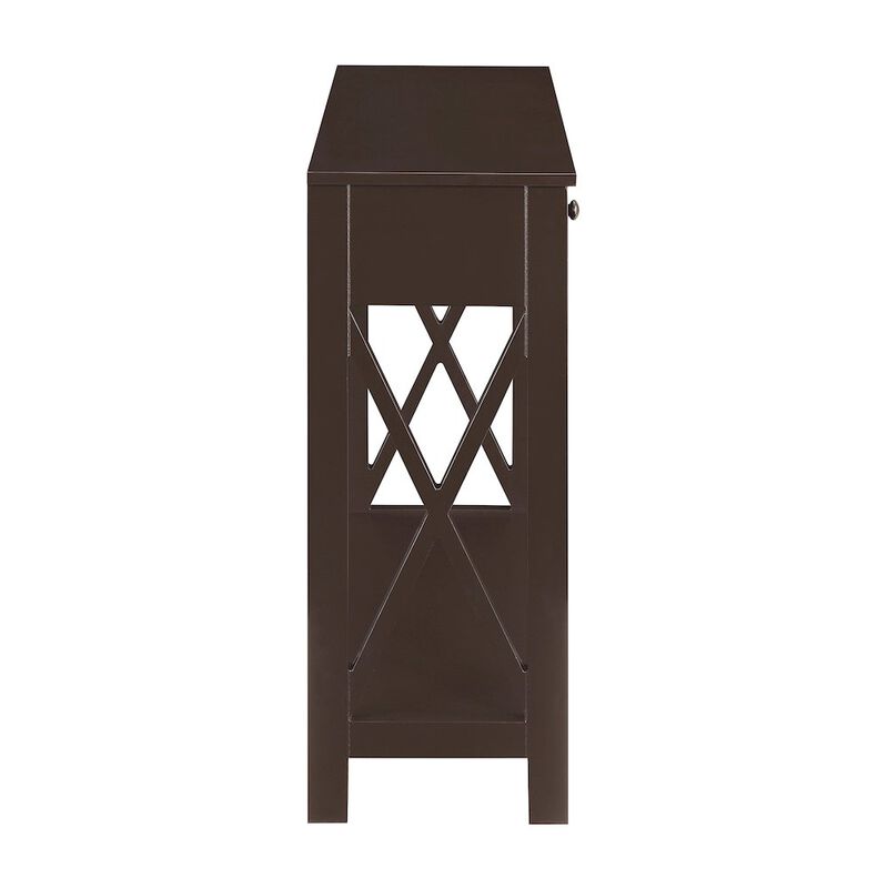 Convenience Concepts Oxford 1 Drawer Entryway Hall Table with Shelf