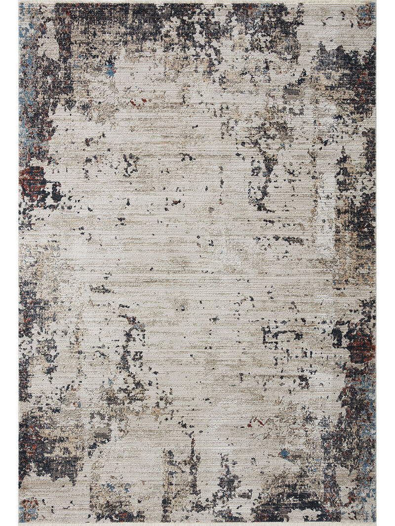 Leigh LEI05 Ivory/Charcoal 7'10" x 10'10" Rug image number 1