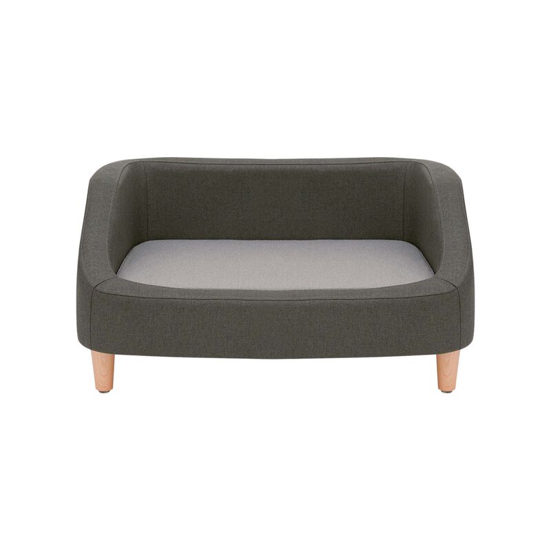 Bennett Linen Sofa Dog Bed for Small and Medium Dogs, Gray image number 0