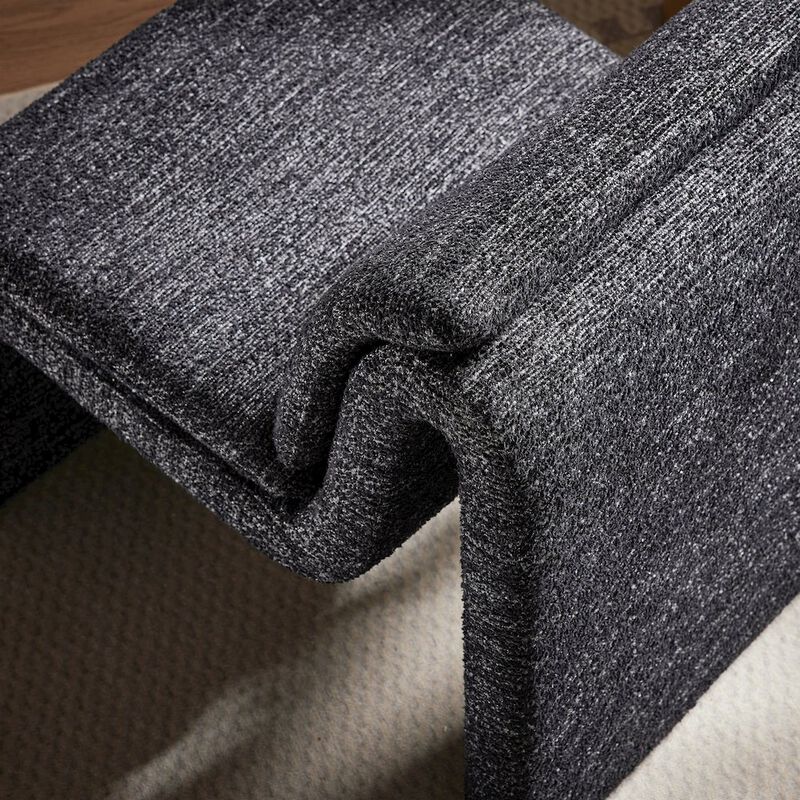 Dune Boucle Upholstered Armless Accent Chair image number 8