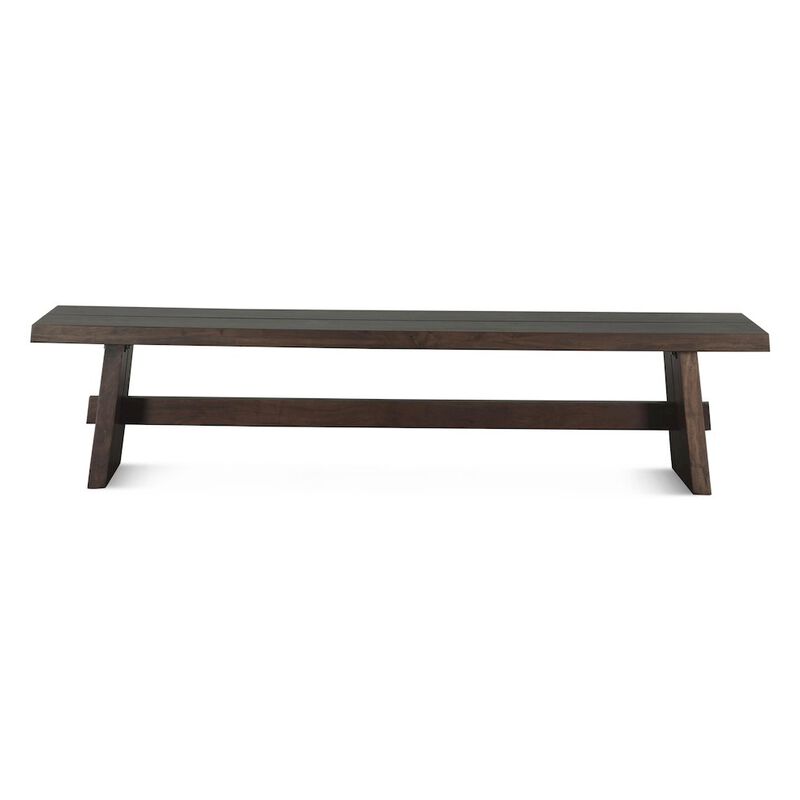 World Interiors Acadia 79" Bench in Coffee Bean image number 0