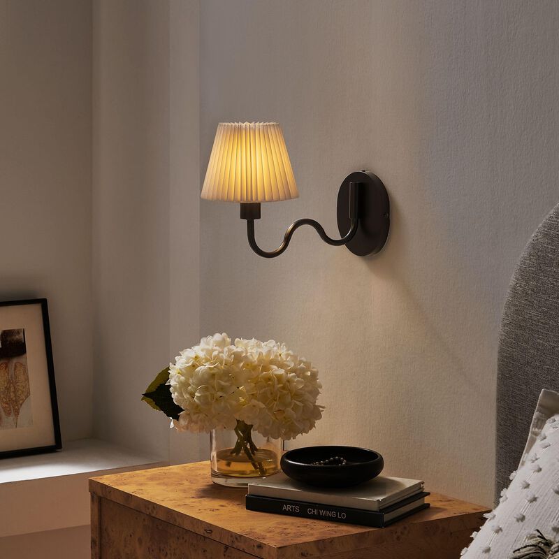 Wave Squiggle Arm Wall Sconce image number 7