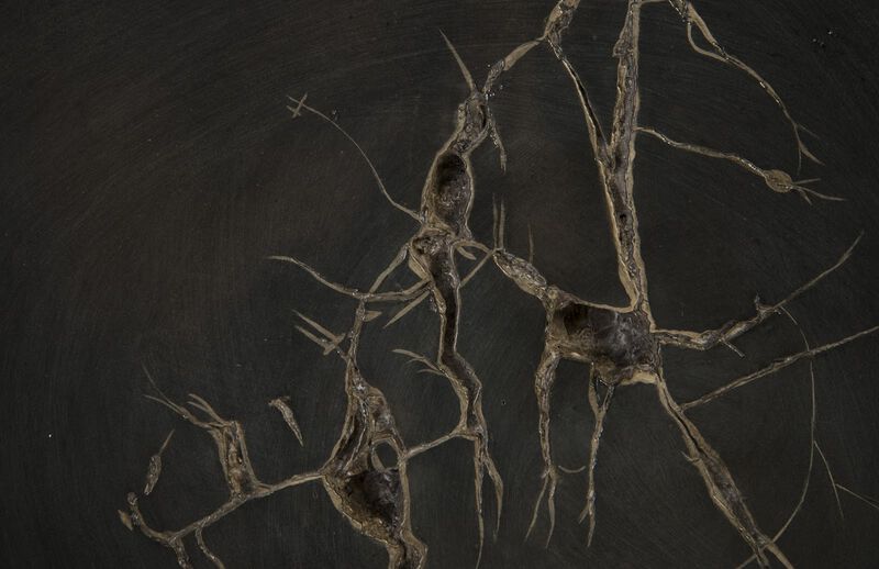 Cast Petrified Wood Wall Tile