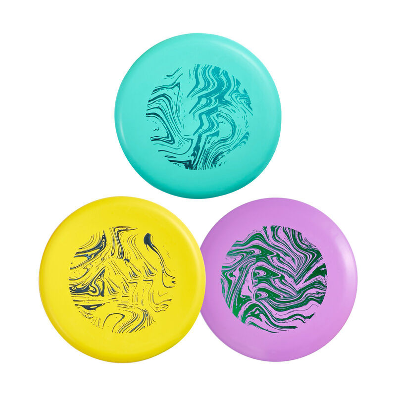 3-Pack Disc Golf Starter Set, Beginner Flying Discs with Putter, Mid-Range & Driver image number 0