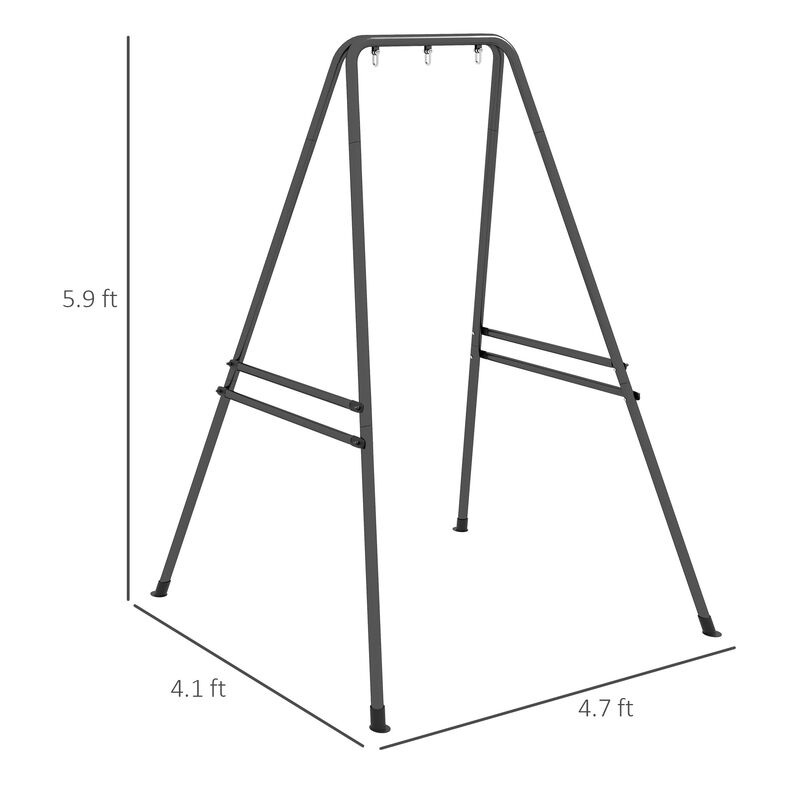 Hivvago Hammock Chair Stand for Indoor & Outdoor image number 2