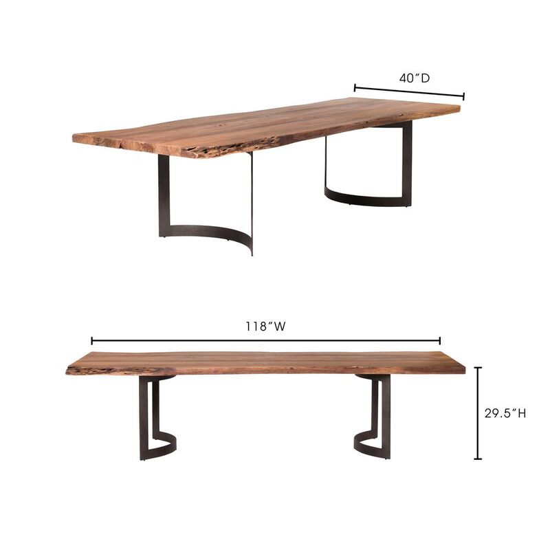Moe's Home Collection Bent Dining Table Large