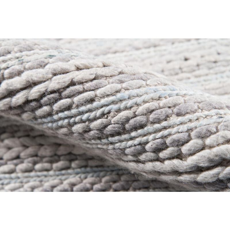 Momeni Contemporary Rectangle Area Rug, Light Grey, 5' X 7'