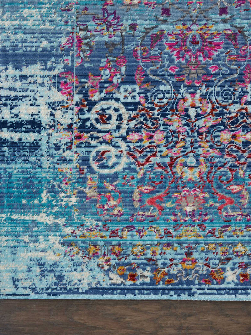 Vintage Kashan VKA02 Blue 2' x 4' Rug