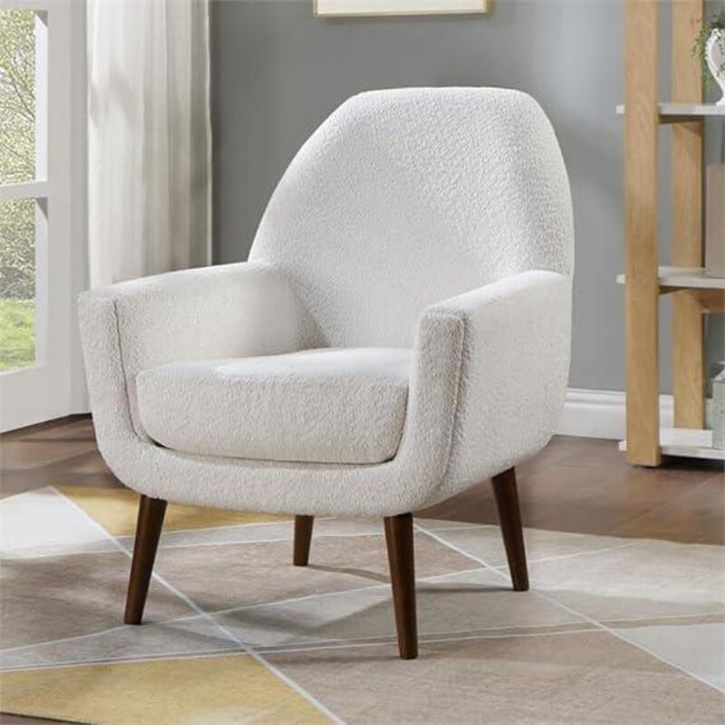 Polaris Mid-Century Boucle Arm Chair