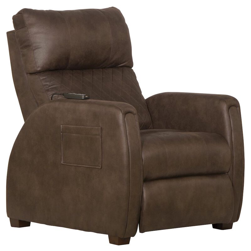 Catnapper Relaxer Power Lay Flat Recliner with Power Adjustable Headrest and Lumbar