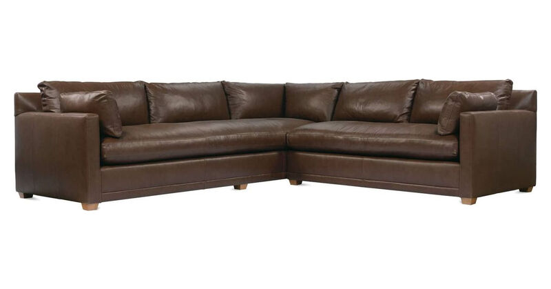 Sylvie 2-PC Leather Sectional image number 0