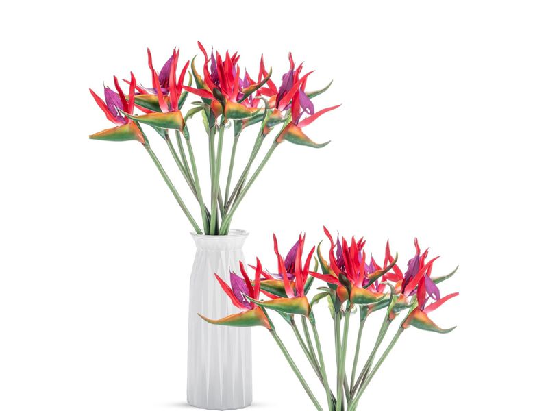 12 Piece Pink Artificial Outdoor Plants Garden Porch Decor image number 0