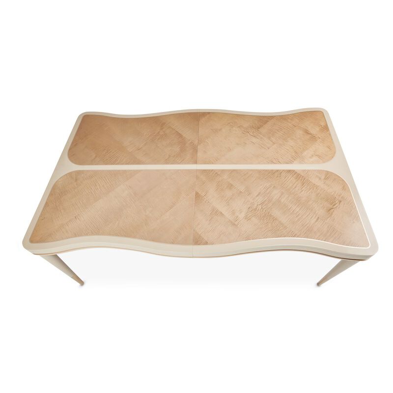 Michael Amini Malibu Crest Rectangular Dining Table - Blush