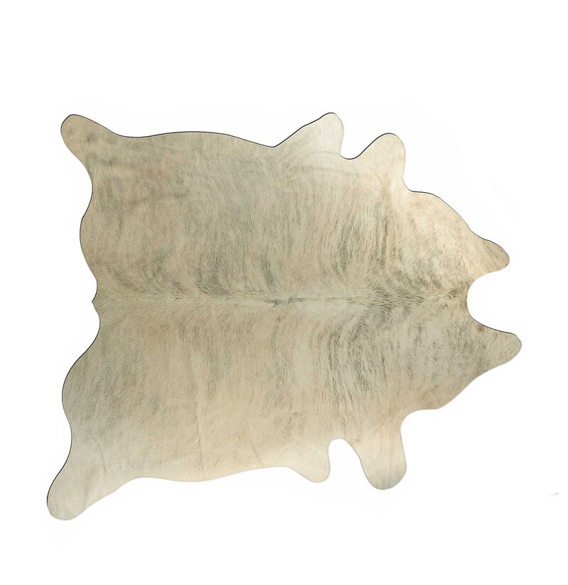 60" X 84" Light Brindle Cowhide  Rug image number 0