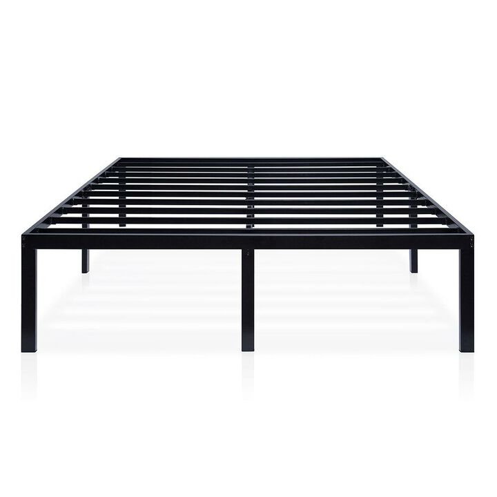 Sturdy High Metal Platform Bed Frame – Heavy Duty Construction for Heavy Mattresses