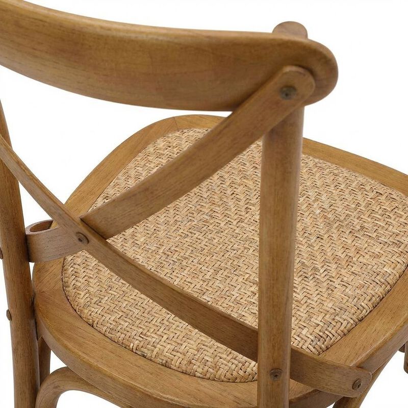 Wood Dining Side Chair with Comfortable Seat and Modern Design image number 5
