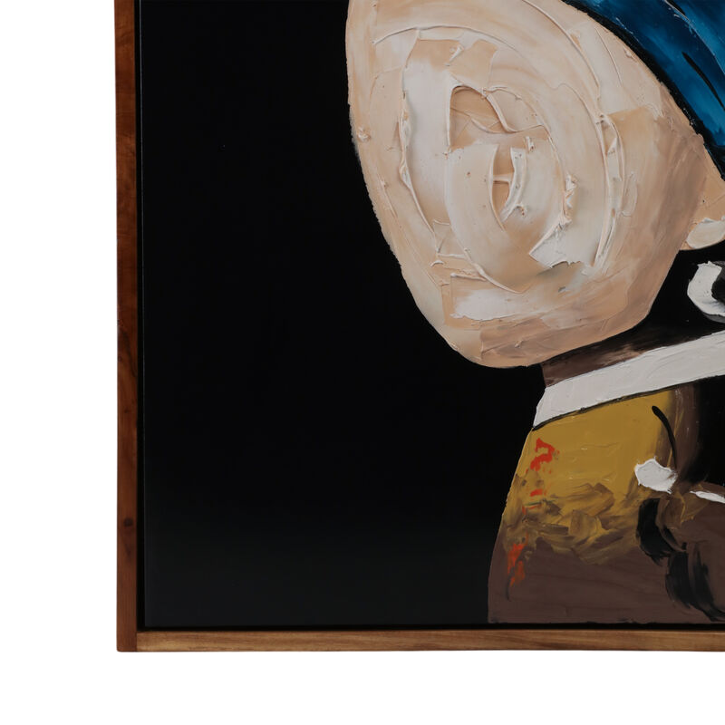 47x47 Hand Painted Girl image number 3