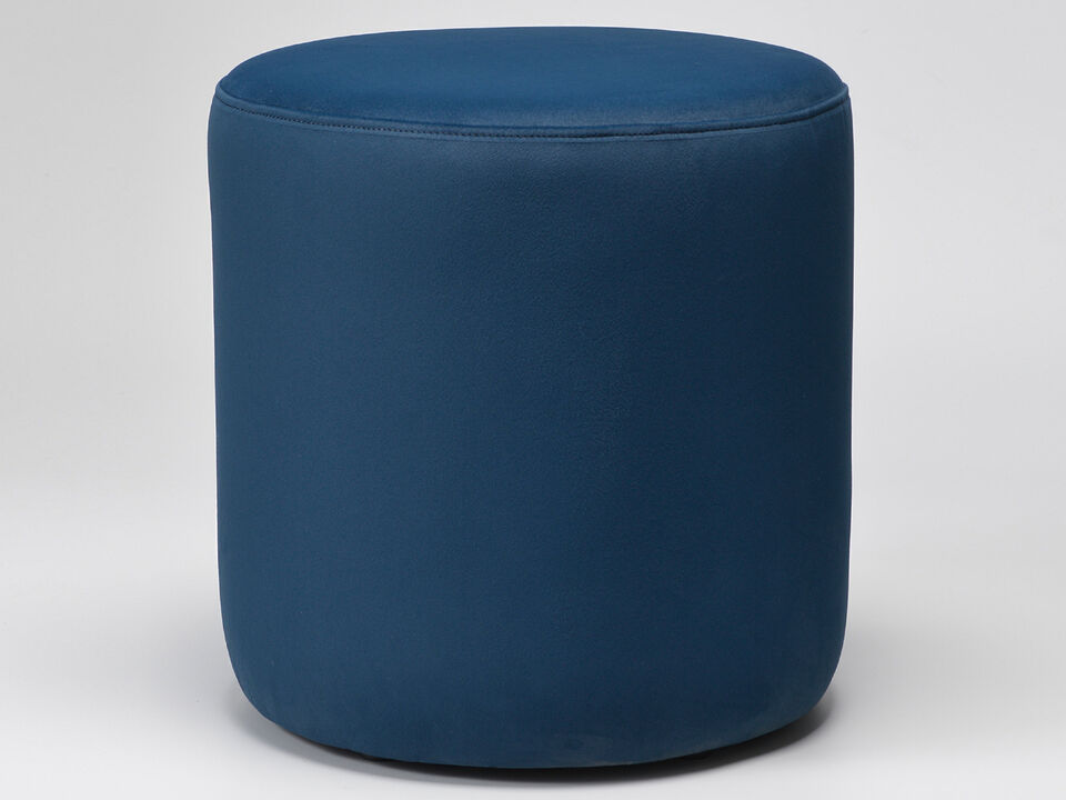 Elof 18in Wide Round Ottoman Footrest