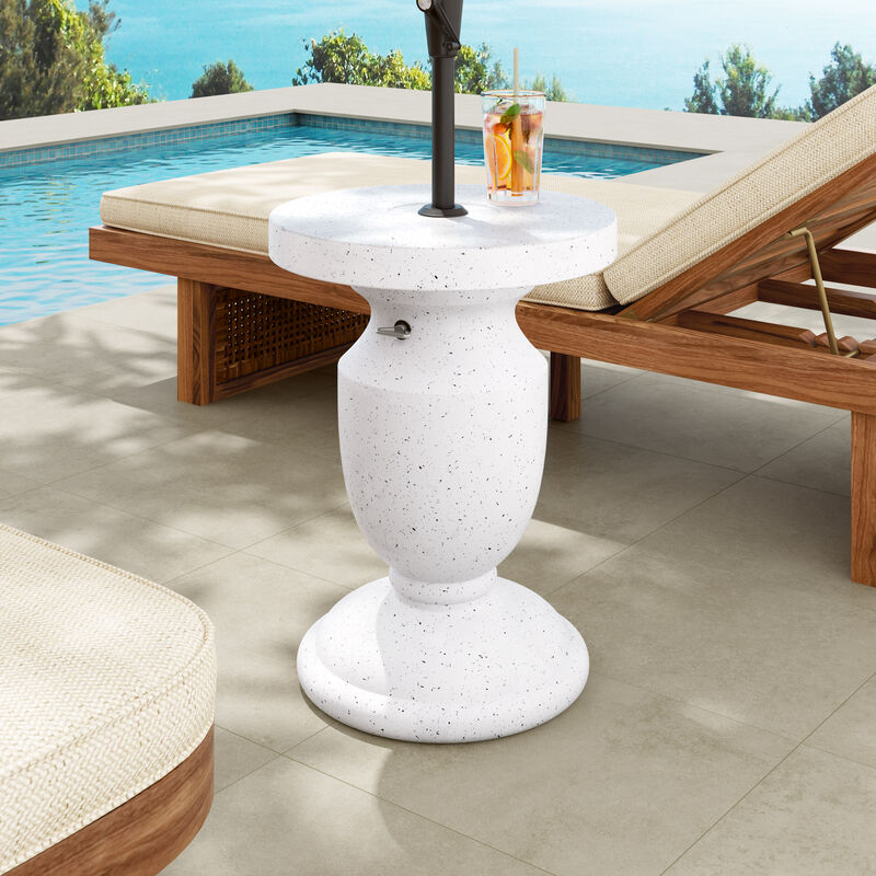 Christopher Knight Home Alayna Patio Modern Lightweight Concrete Umbrella Base image number 1