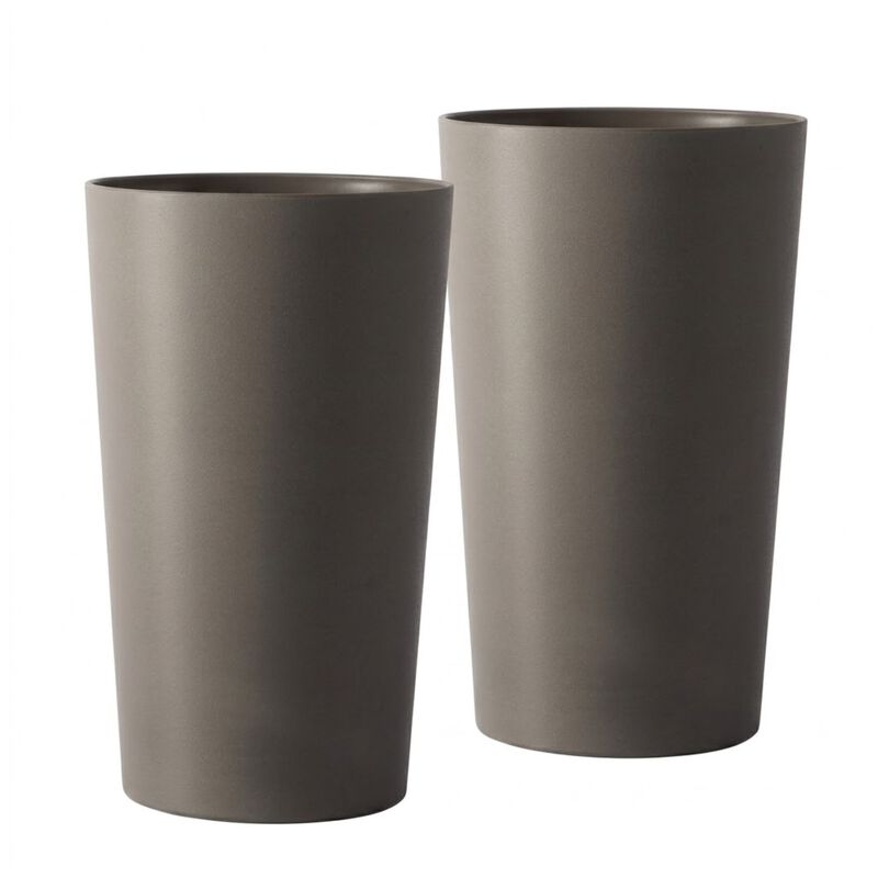WOW PIONEER Modern Tall Planter Boxes Indoor Outdoor Medium Large Plants Porch Patio Garden Balcony Home Decor image number 0