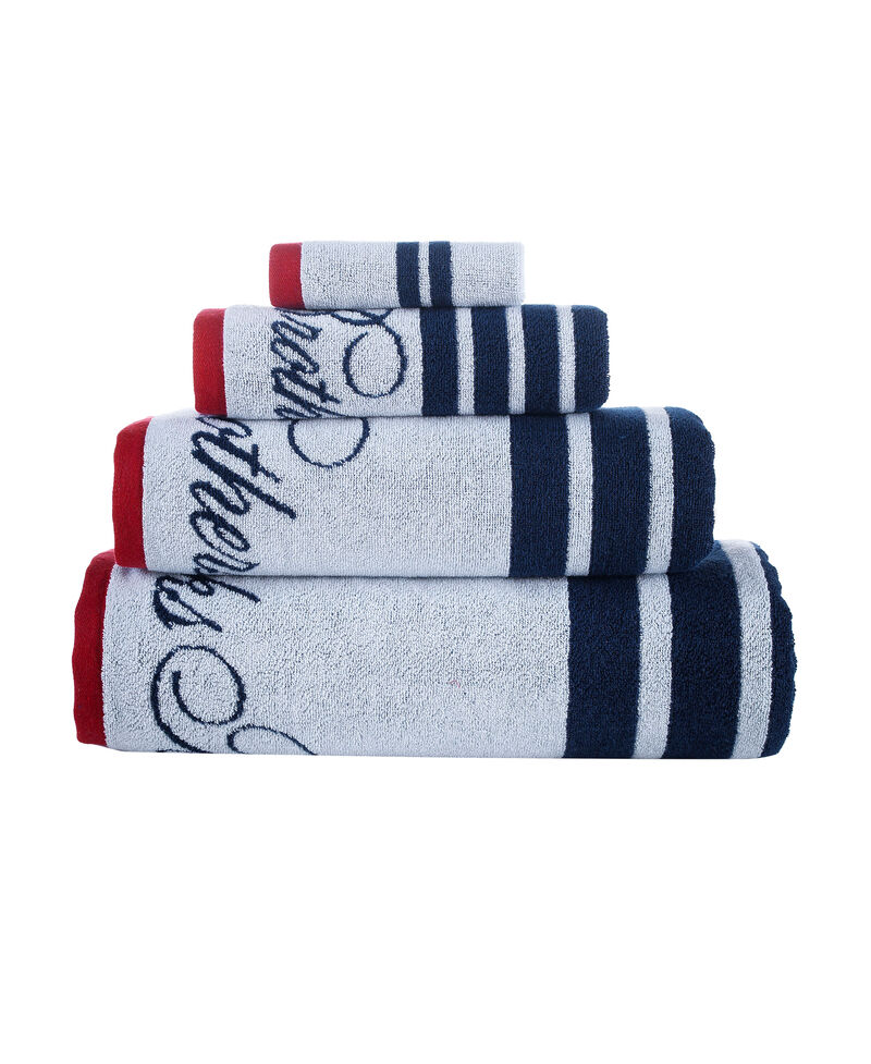 Brooks Brothers Nautical Blanket Stripe 2 pcs Bath Sheets