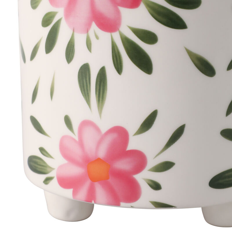 6" Footed Hand Painted Planter image number 4