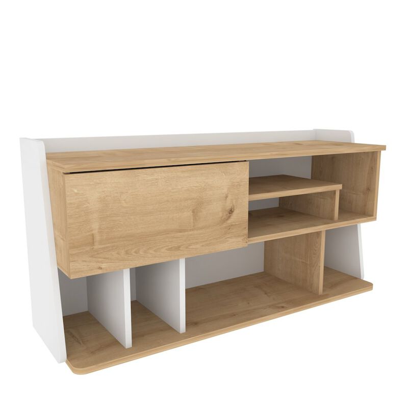Decorotika Raca Tv Stand Sapphire Oak White
