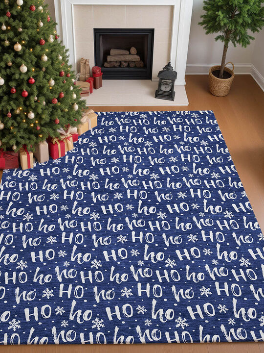 Merry & Bright MY22 Navy 8' x 10' Rug