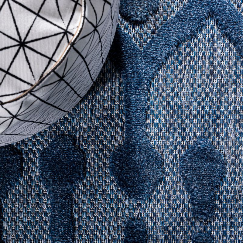 Peralta Moroccan Diamond Square Indoor/Outdoor Area Rug