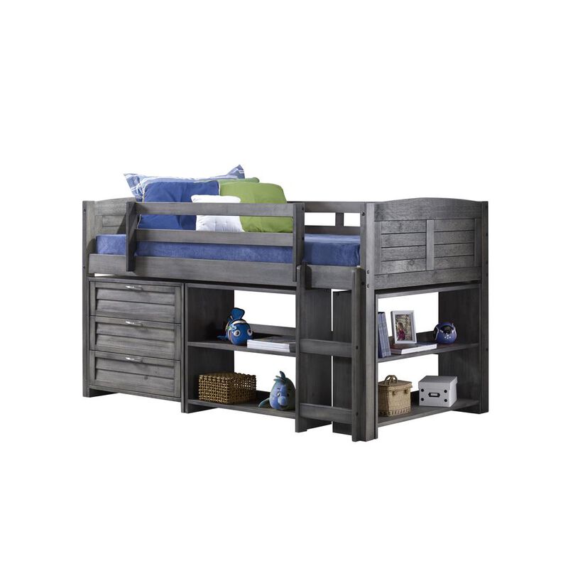 Donco Trading Twin Louver Modular Low Loft-Combo B